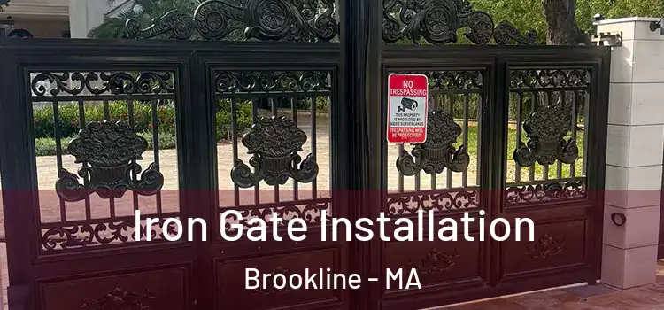 Iron Gate Installation Brookline - MA
